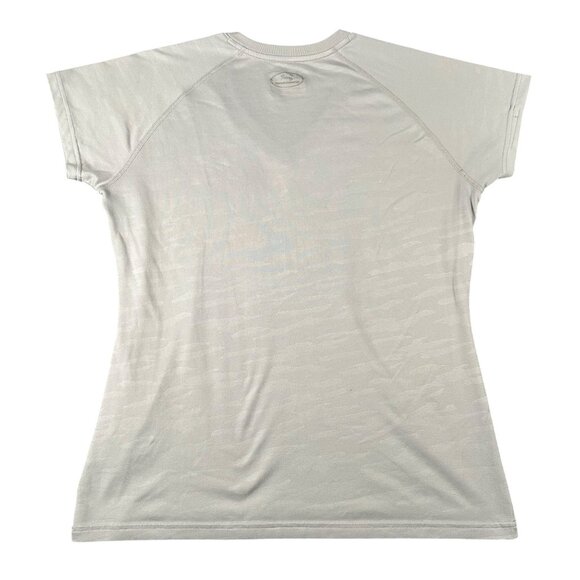 Under Armour Womens M Gray Semi-Fitted V-Neck HeatGear Performance Tee - Picture 8 of 11
